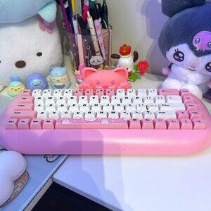 Cat  Wireless Keyboard and Number Pad Set